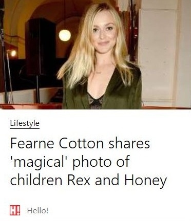 'Celebrity' sharing (telling you about) her magical photos of her children