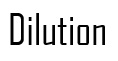 dilution