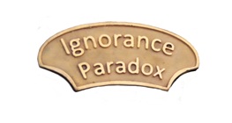 ignornace paradox nameplate casting