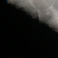 part picture of moon: mid left part picture of moon mid left