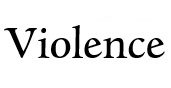 violence word picture