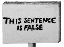 this sentence is false sign